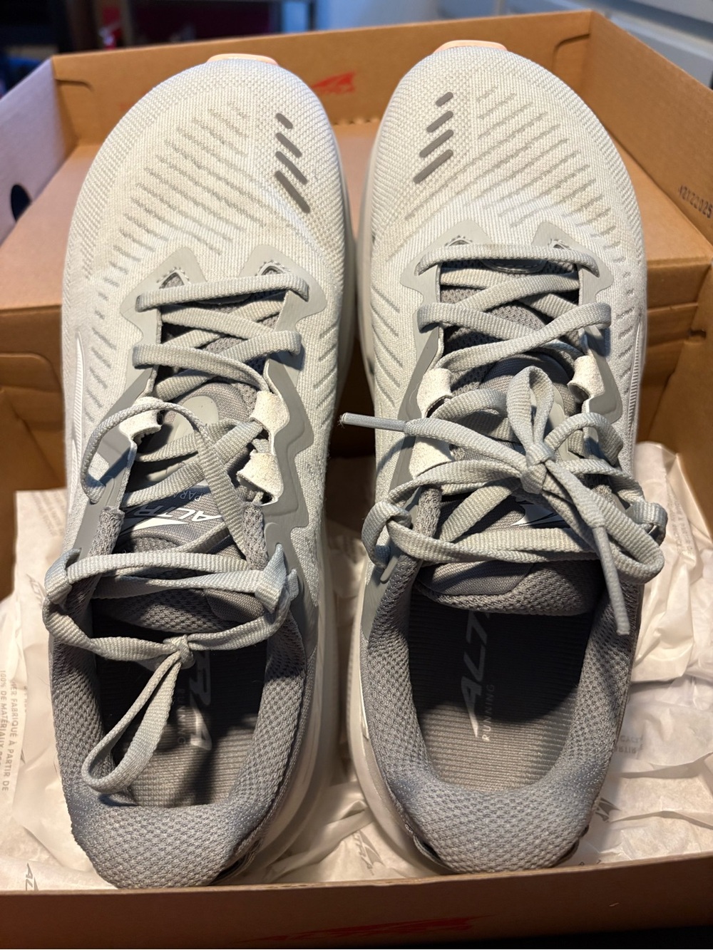 Altra Women's Sneakers in Light Gray and Gray Accents